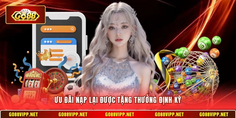 Ưu đãi nạp lại được tặng thưởng định kỳ